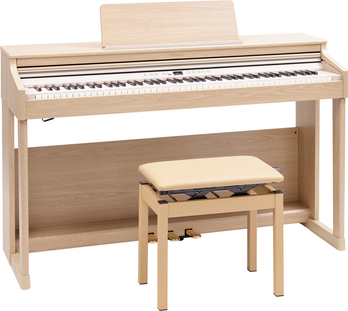 Light wood store piano