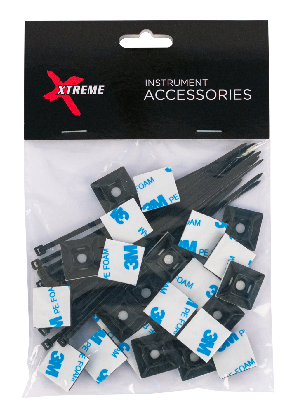 Xtreme - Xtreme PBCM Pedal Board Cable Management Kit - Mall Music